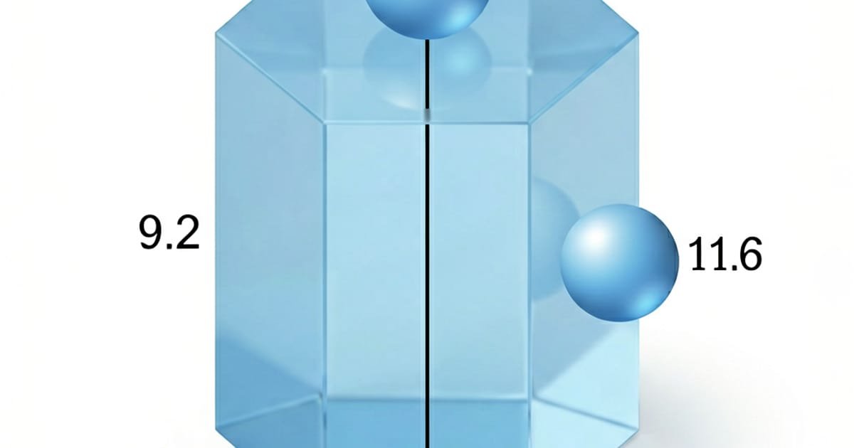 Sapphire anisotropic dielectric constant — ε_r varies with crystallographic orientation Sapphire crystal structure showing anisotropic dielectric constant — hexagonal α-Al₂O₃ with c-axis vertical and ε_r=9.4/11.6 gradient spheres